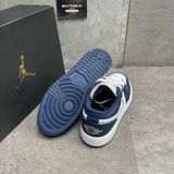 514 - Giày Nike Air Jordan 1 Low 'White Grey Navy' - 553560-141