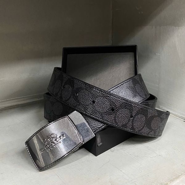 688 - Thắt Lưng Coach Stitched Plaque Cut-to-Sized - 64084