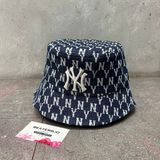 212 - Nón Bucket MLB Denim Monogram New York Yankees