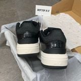 388 - Giày MLB Chunky Liner Mid Lux New York Yankees Black - 3ASXCMC3N-50BKS