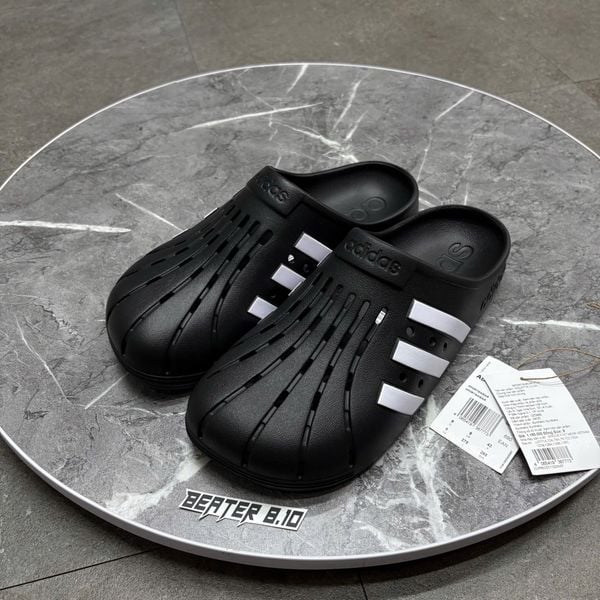 828 - Dép Sục Adidas Adilette Clogs ‘Core Black’ - GZ5886 - Full OG