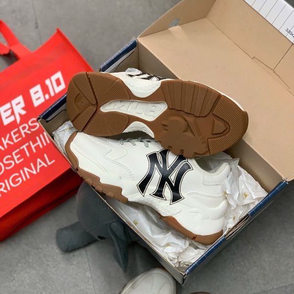 81 - Giày MLB Big Ball chunky NewYork Yankees NY Gum (FULLBOX) - 3ASHC601N