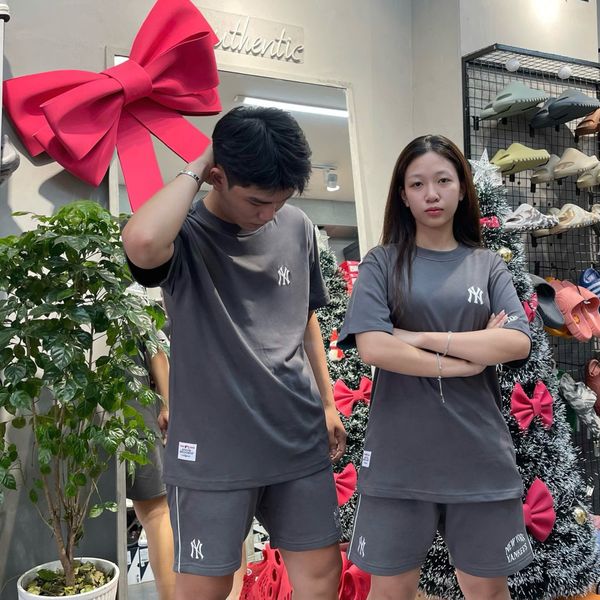 679 - Quần Short New Era NY Yankee Grey Line White - 13335700