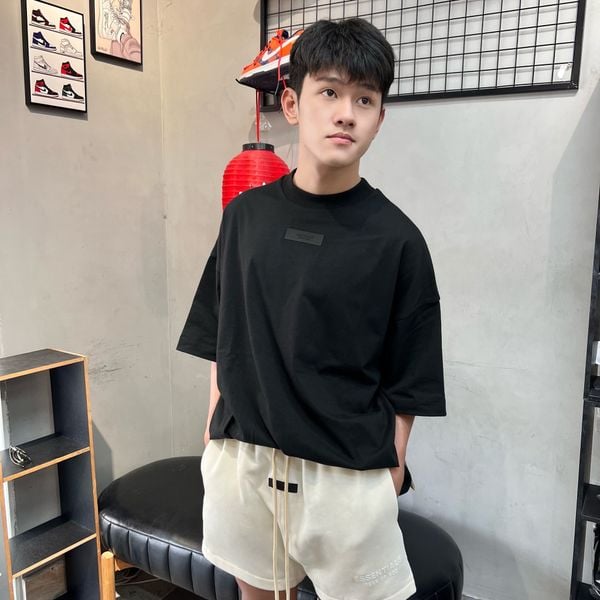 443 - Áo Fear Of God Essentials 'Jet Black' SS24