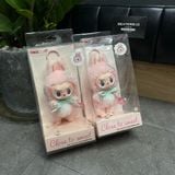 596 - Móc khoá Labubu POP MART the monsters Mokoko v1 màu Hồng 17cm