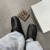 752 - Dép Adidas Adilette Clog 2.0 Black - JR4025 (Sample)