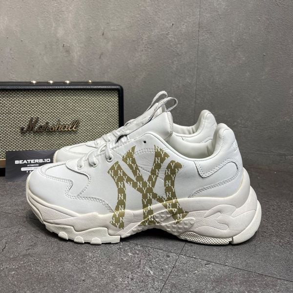 109 - Giày MLB BigBall Chunky Monogram New York Yankees - 32SHCM01N