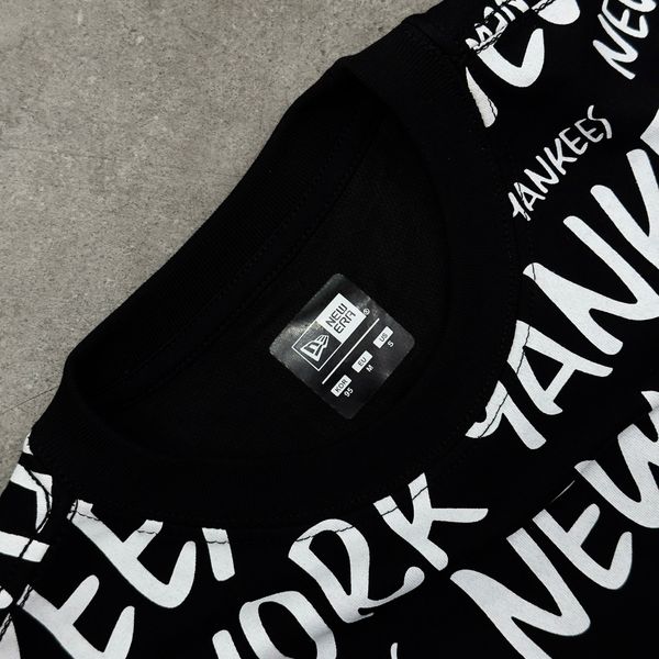 758 - Áo Thun New Era Yankees Đen Multi Chữ Trắng - 16998757