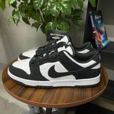 483 - Giày Nike Dunk Low Panda Suede Đen Trắng - FQ8249-100