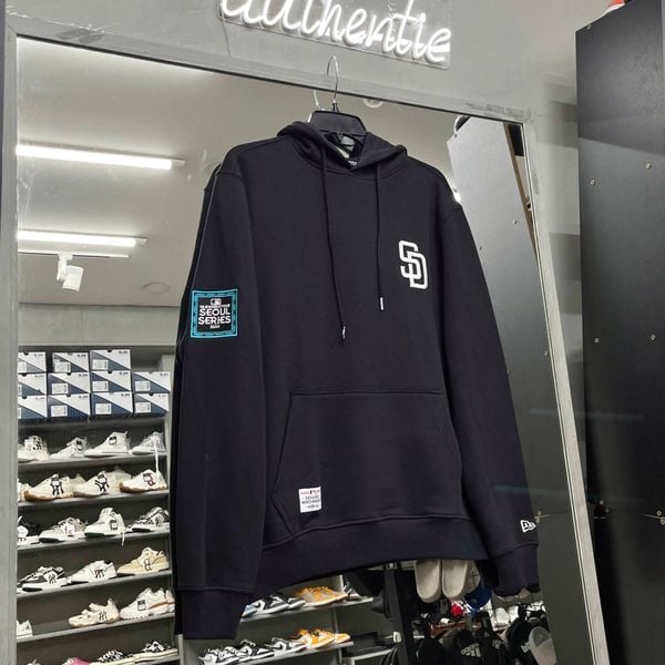584 - Áo Hoodie New Era Seoul Series San Deigo Padres Hood màu Đen - 14358749