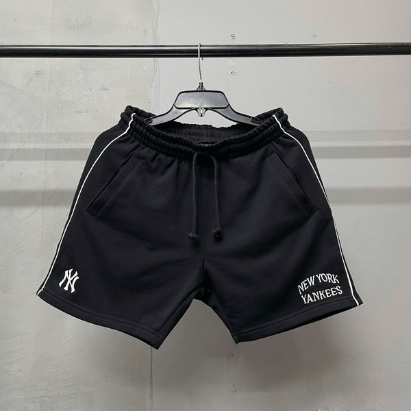 678 - Quần Short New Era NY Yankee Black Line White - 13335699