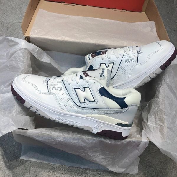 141 - Giày New Balance 550 White Indigo - BB550PWB