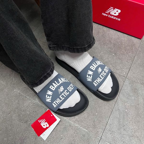 742 - Dép Quai Ngang New Balance 200 Grey Black - SMF200J3