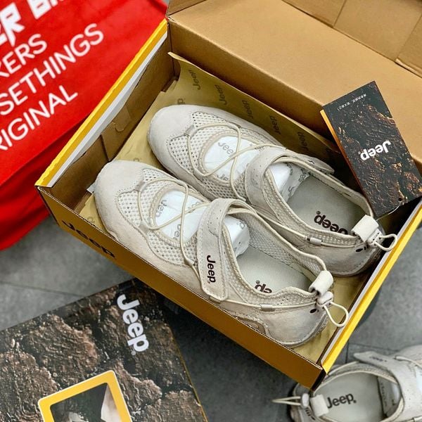 753 - Giày Jeep Outdoor Shoes Women's Low Top Grey - PX241WAS932