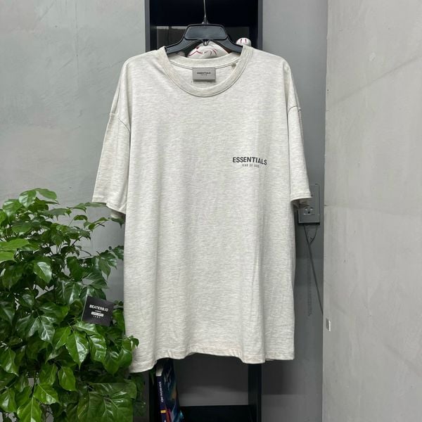 13 - Áo Thun Xám Trắng Cao Cấp Essential x Fear Of God SS 2021