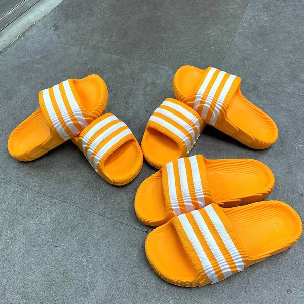 492 - Dép Quai Ngang Adidas Adilette 22 Orange Pastel - IE9183