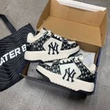 261 - Giày MLB Chunky Liner Mid Mono NY Black - 3ASXLM13N-50BKS