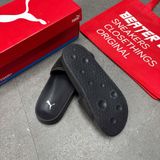 277 - Dép Quai Ngang Puma Leadcat 2.0 Black Suede - 389118-01