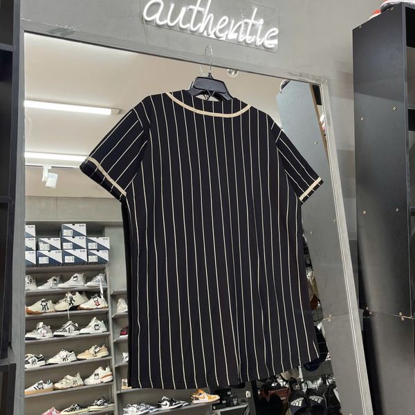 593 - Áo Thun New Era Pinstripe Đen - 60435420
