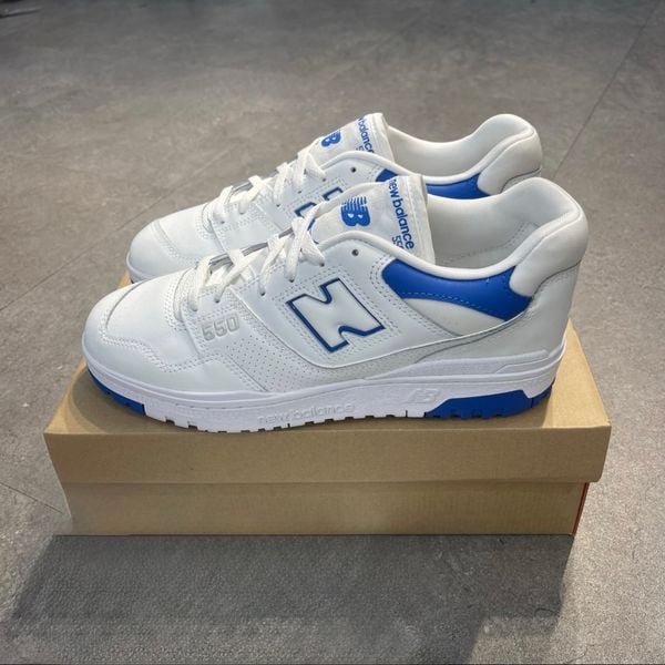 194 - Giày New Balance 550 White Blue - BB550SWC