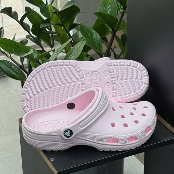 788 - Dép Sandal Clog Unisex Crocs Classic - Pink Milk