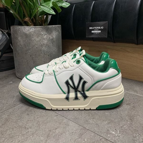 161 - Giày MLB Chunky Liner Green New York Yankees - 3ASXCA12N-50GNS