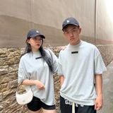 730 - Áo Fear Of God Essentials 'Light Heather' SS24