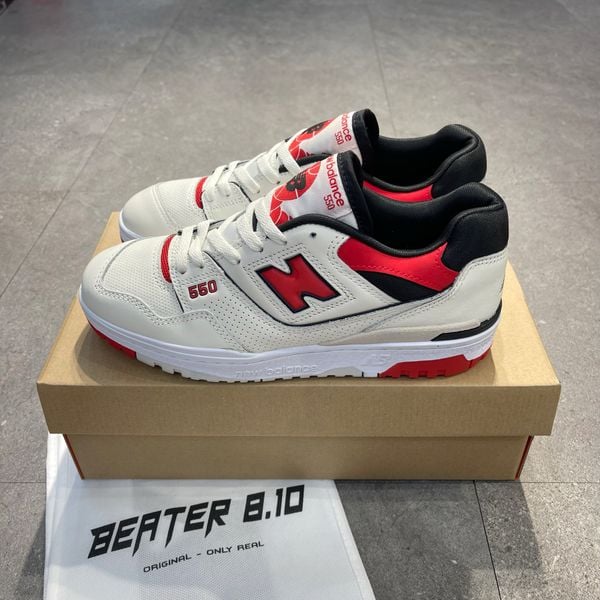 154 - Giày NewBalance 550 Begei Red Black - BB550VTB