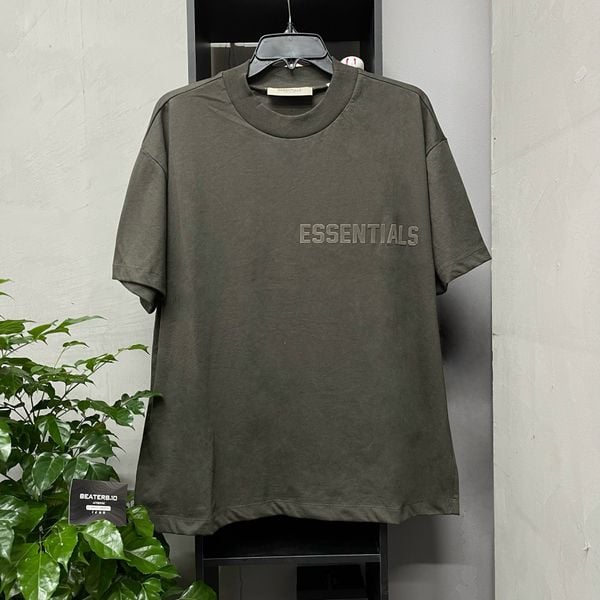 145 - Áo Thun Fear Of God Essentials Off Black 2022