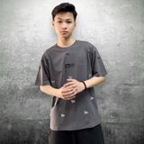 472 - Áo New Era Mini Logo Thêu Xám  - 14187336