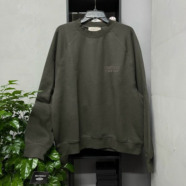 158 - Áo Sweater Essentials Fear Of God - Off Black ss2022