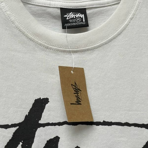 204 - Áo Thun Stussy Big Logo Black/White - 1904843