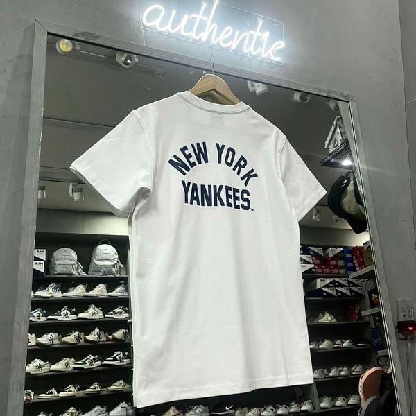 189 - Áo Thun New Era Heavy Cotton New York Yankees Trắng - 13086576