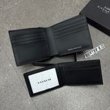 800 - Ví Coach 3-in-1 Wallet Billfold Black - CY911