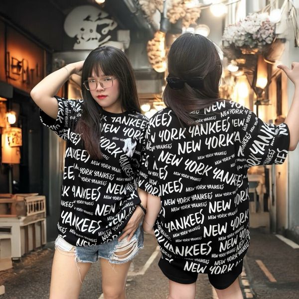758 - Áo Thun New Era Yankees Đen Multi Chữ Trắng - 16998757