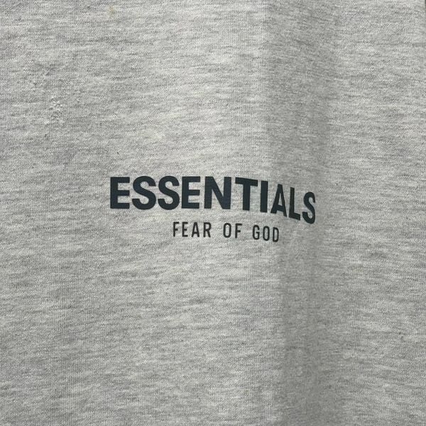 13 - Áo Thun Xám Trắng Cao Cấp Essential x Fear Of God SS 2021