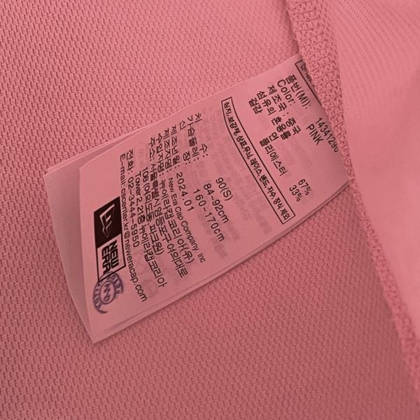 541 - Áo Thun New Era New York Loang Hồng - 14341296