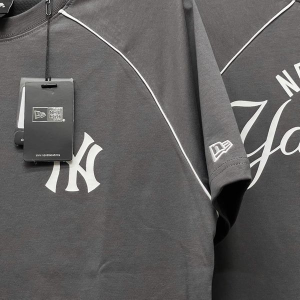 682 - Áo Thun New Era Raglan New York Yankees Xám - 13548712