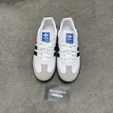 635 - Giày Adidas Samba OG White Black Gum nobox - IG9030