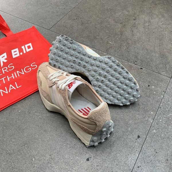 405 - Giày New Balance 327 White Pink Beige - U327LN