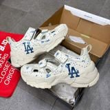 603 - Giày Sandal MLB BigBall Chunky Mask Diamond Monogram LA Dodgers - 3ASDCMM33-07CRS