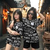 758 - Áo Thun New Era Yankees Đen Multi Chữ Trắng - 16998757
