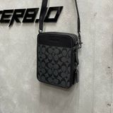 614 - Túi Đeo Chéo Coach Sullivan Crossbody Khaki & Brown - CC090 - CC009