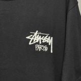 208 - Áo Thun Stussy Stock Paris Black/White - 3903751