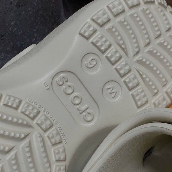 592 - Giày Sandal Clog Nữ Crocs Platform Classic Bone - 206750-2Y2