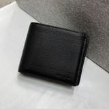 163 - Ví Coach Nam 3 In 1 Canvas Dáng Gập Vuông, Kèm Card Holder