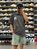 615 - Áo Thun New Era Big Logo New York Yankees Xám - 13553699