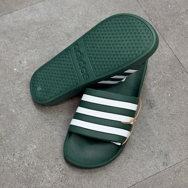767 - Dép Adidas Adilette Aqua Slides Green - IH2690