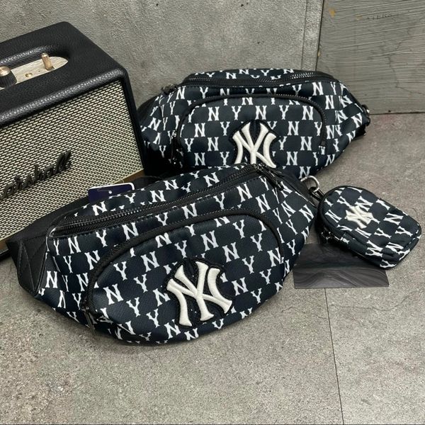 498 - Túi Bao Tử MLB Monogram Hip Sack New York Yankees 3AHSM012N-50BKS