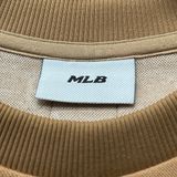 734 - Áo thun unisex cổ tròn MLB Jacquard Dia Monogram Brown - 3ATSM0144-43CAS